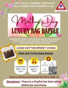 Mother's Day Luxury Bag Raffle